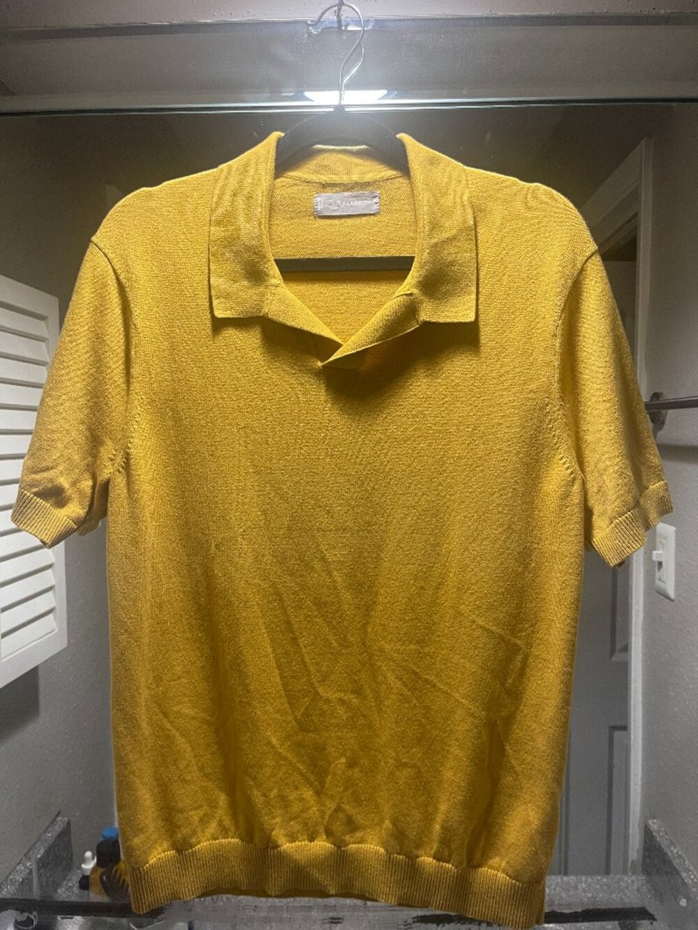Everlane Yellow Polo shirts size S